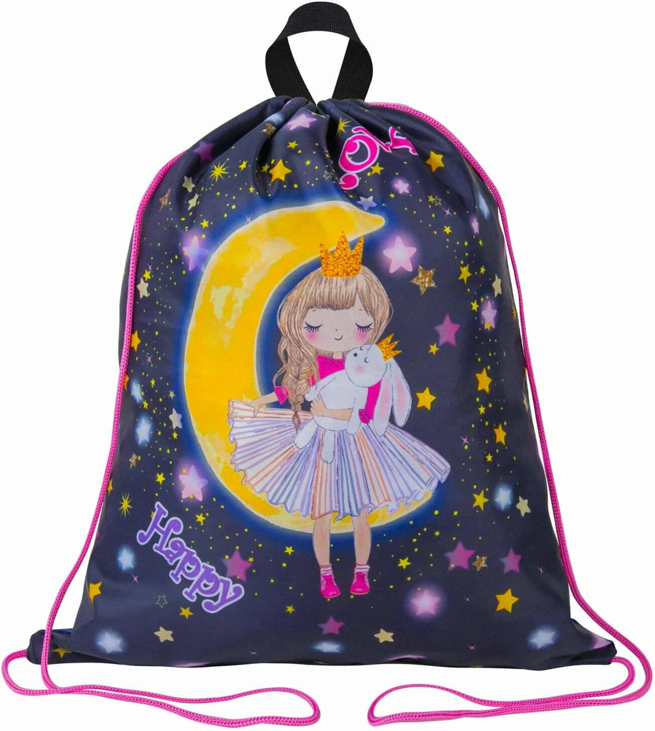

Мешок для обуви BRAUBERG KIDS, с петлей, 42х34 см, "Moon girl", 271630