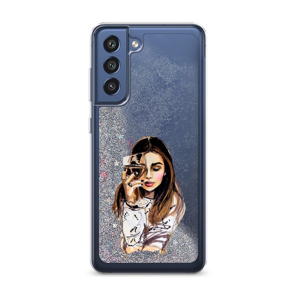 

Чехол Awog "Девушка с бокалом" на Samsung Galaxy S21 FE, 2103091-1