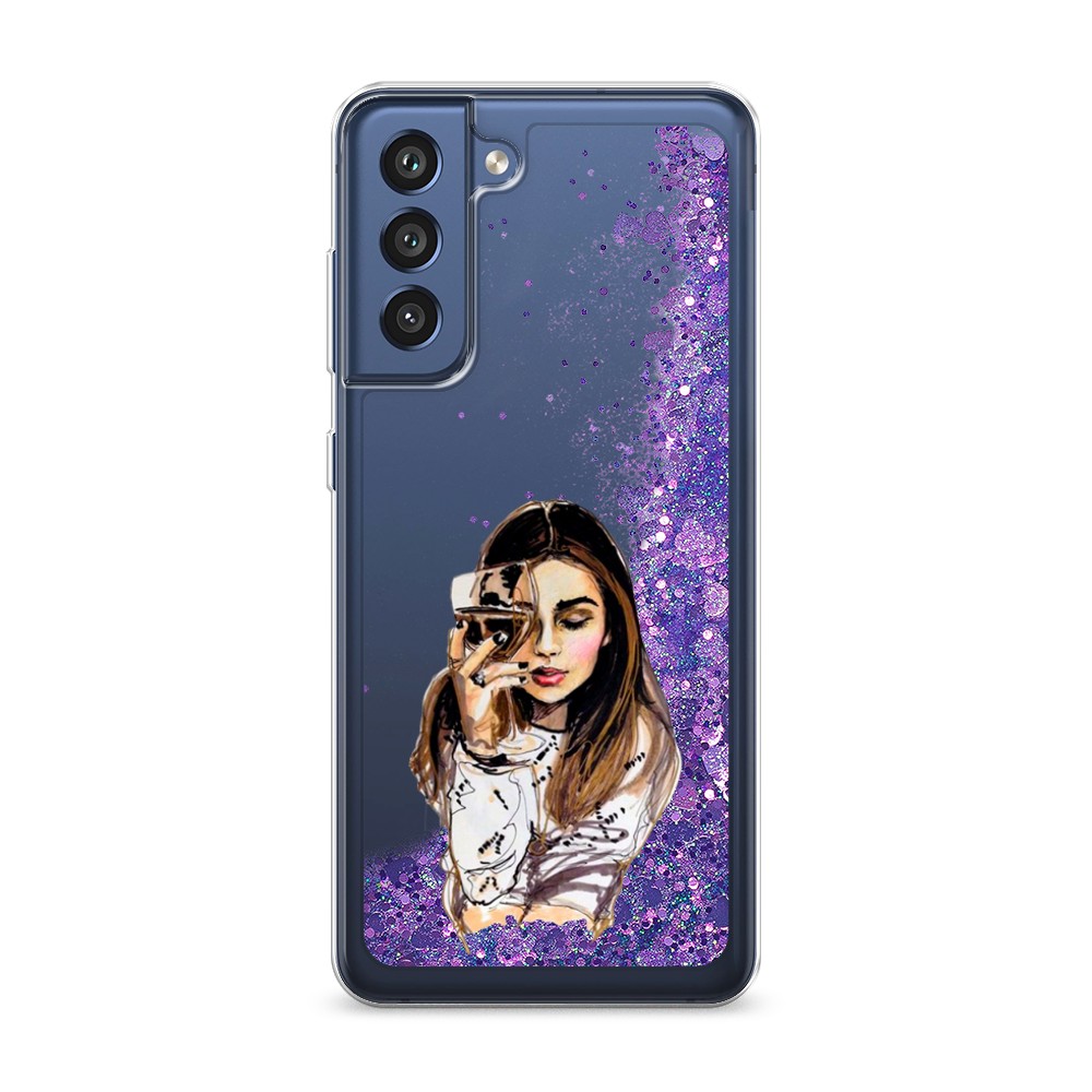 

Чехол Awog на Samsung Galaxy S21 FE / Самсунг S21 FE "Девушка с бокалом", Разноцветный, 2103092-1