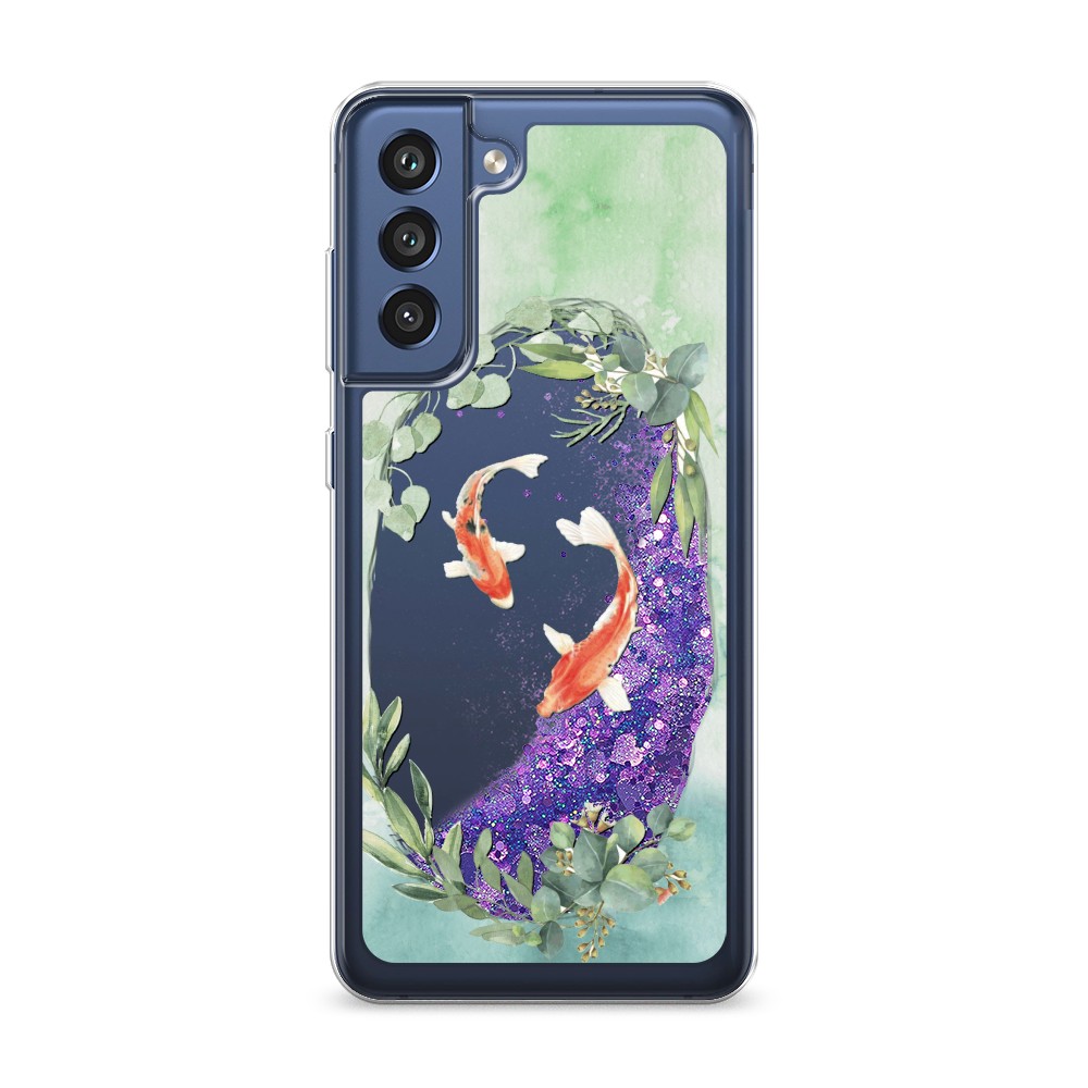 

Чехол Awog на Samsung Galaxy S21 FE / Самсунг S21 FE "Две золотые рыбки", Разноцветный, 2103092-1