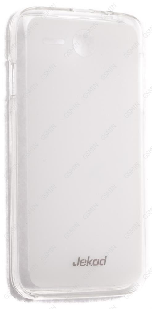 Чехол силиконовый для Lenovo A680 Jekod (Белый)