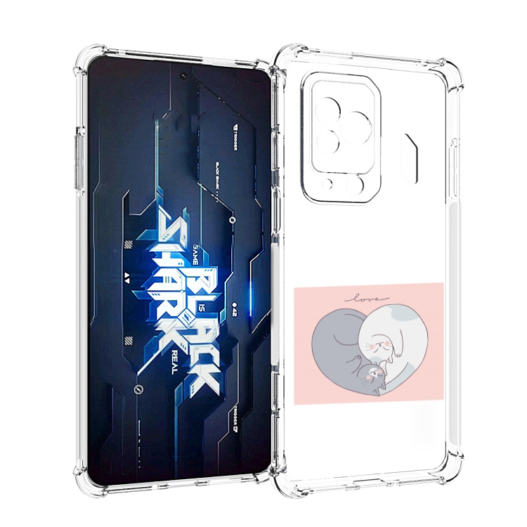 

Чехол MyPads котики-в-форме-сердца для Xiaomi Black Shark 5 Pro, Прозрачный, Tocco