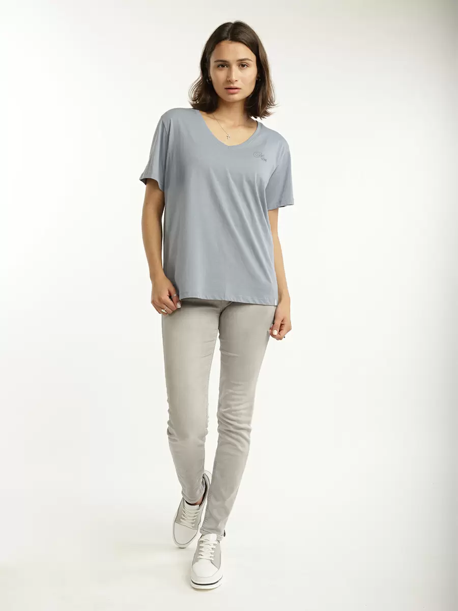 

Футболка женская JOGGY SQ74748 голубая M, Голубой, SQ74748