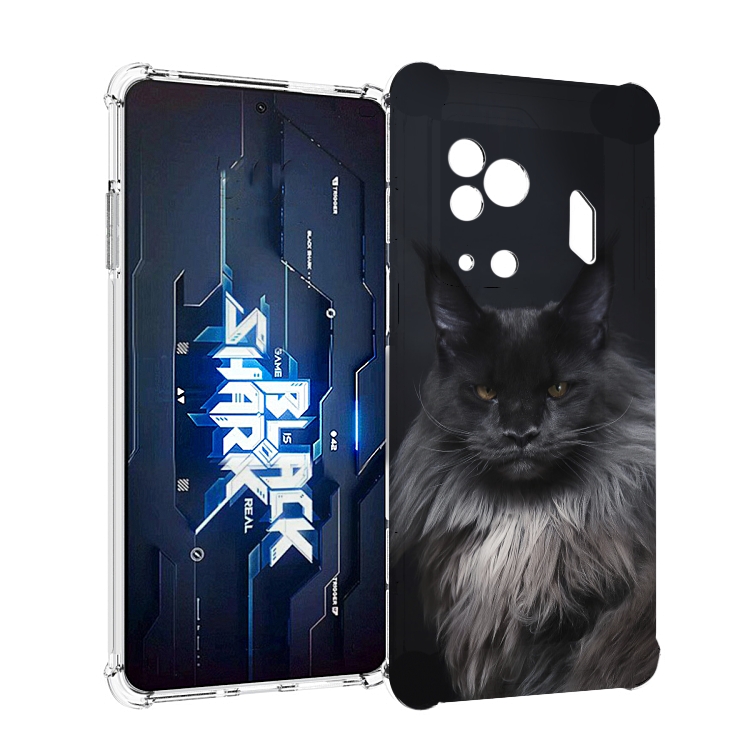 

Чехол MyPads кошка меин кун 2 для Xiaomi Black Shark 5 Pro, Прозрачный, Tocco