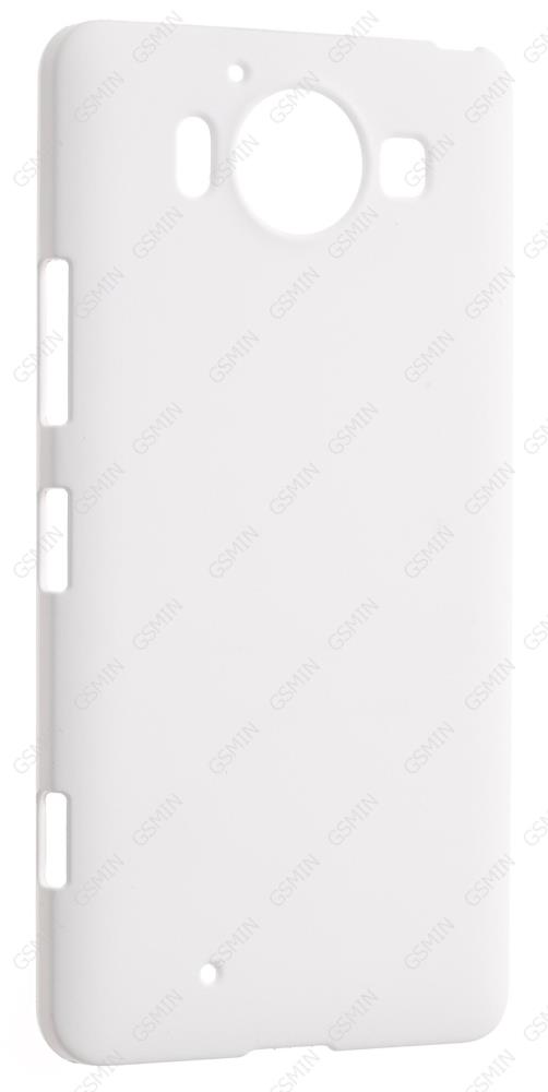 фото Чехол-накладка для microsoft lumia 950 dual sim (белый) hrs