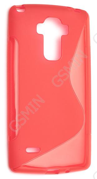 Чехол силиконовый для LG G4 Stylus H540F S-Line TPU (Красный)