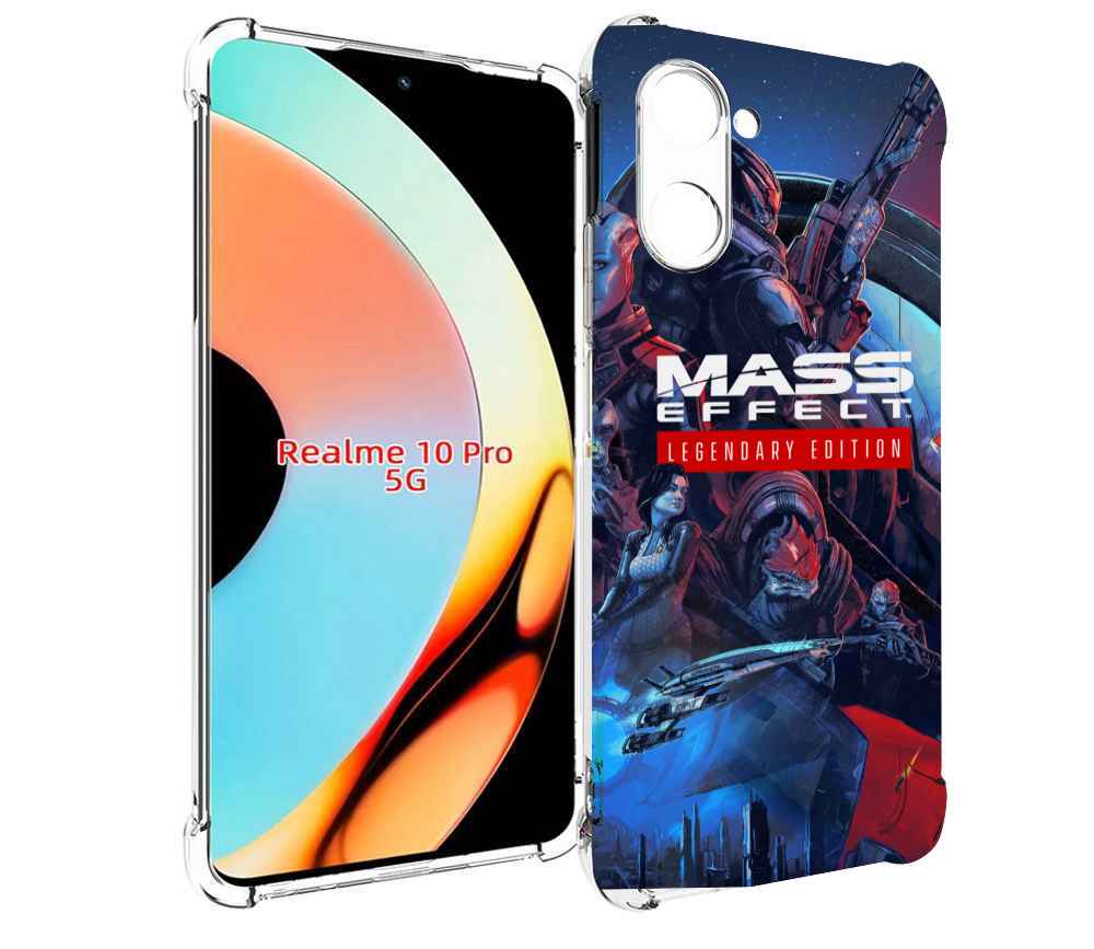 

Чехол бампер MyPads Mass Effect Legendary Edition для Realme 10 ..., Прозрачный, Tocco