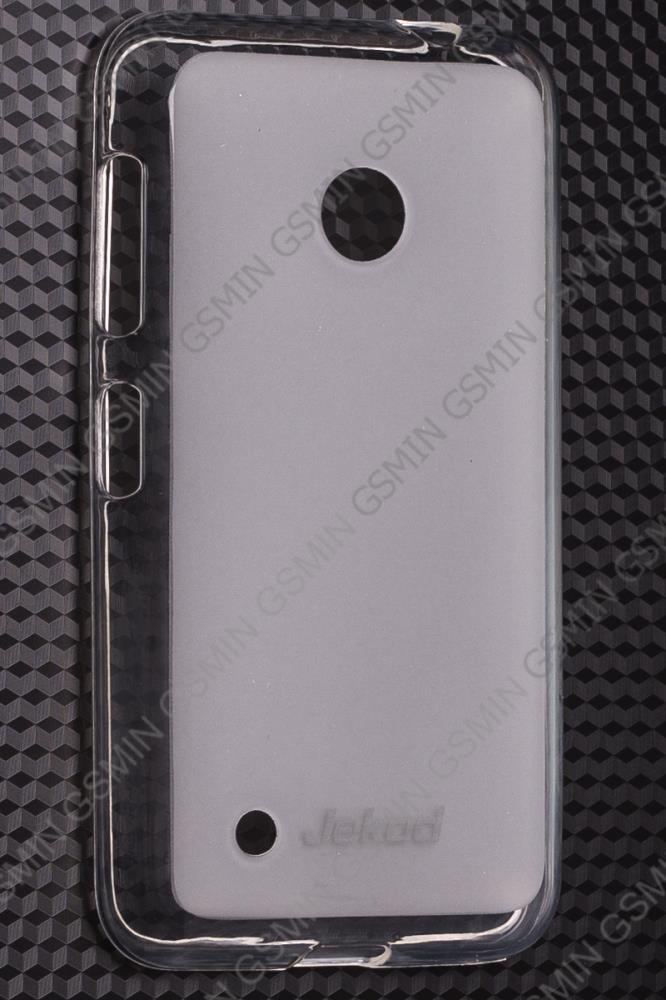 фото Чехол силиконовый для nokia lumia 530 / 530 dual sim jekod (белый) hrs