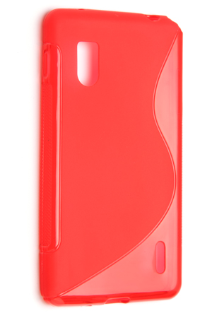 Чехол HRS для LG Optimus G / E973 S-Line TPU (Красный)