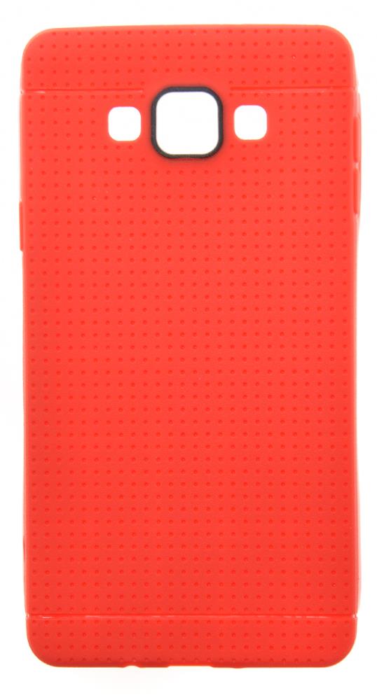 Чехол силиконовый для Samsung Galaxy A7 Fascination Case (Красный матовый)