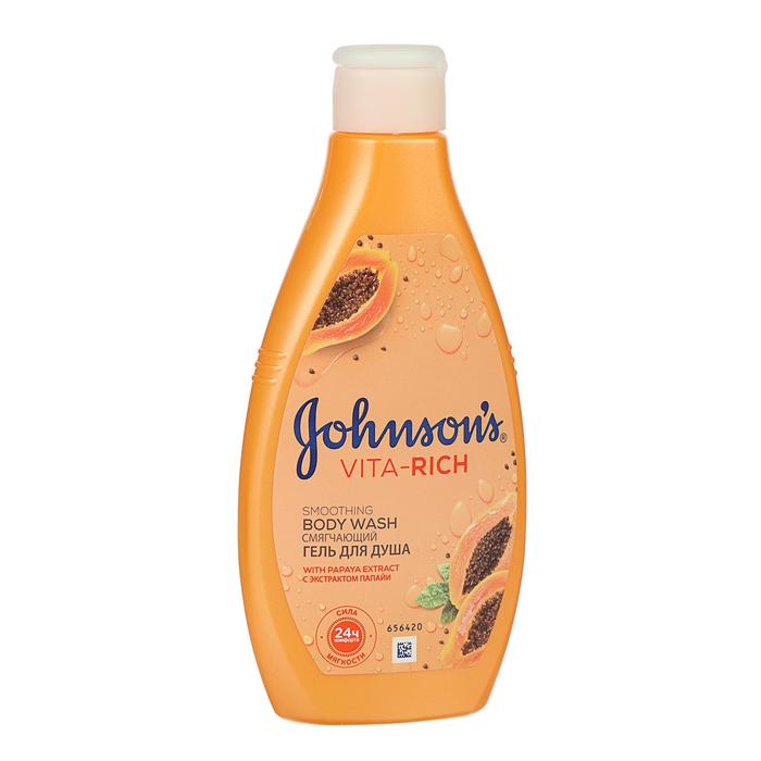 Гель для душа Johnson’s body care Vita-Rich, смягчающий, с экстрактом папайи, 250 мл