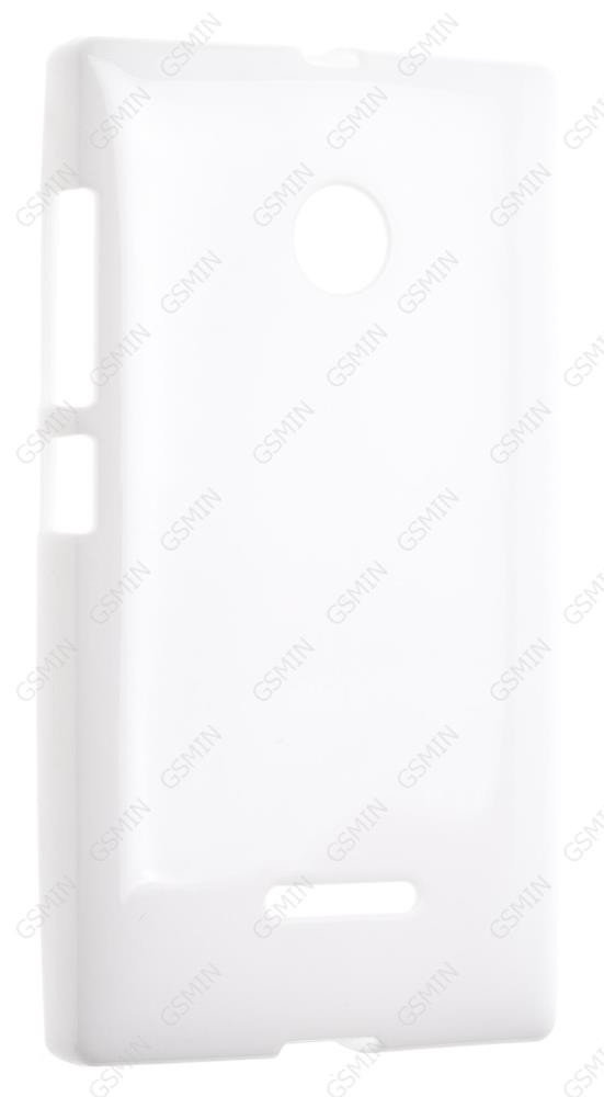 фото Чехол силиконовый для microsoft lumia 532 dual sim tpu (белый) hrs