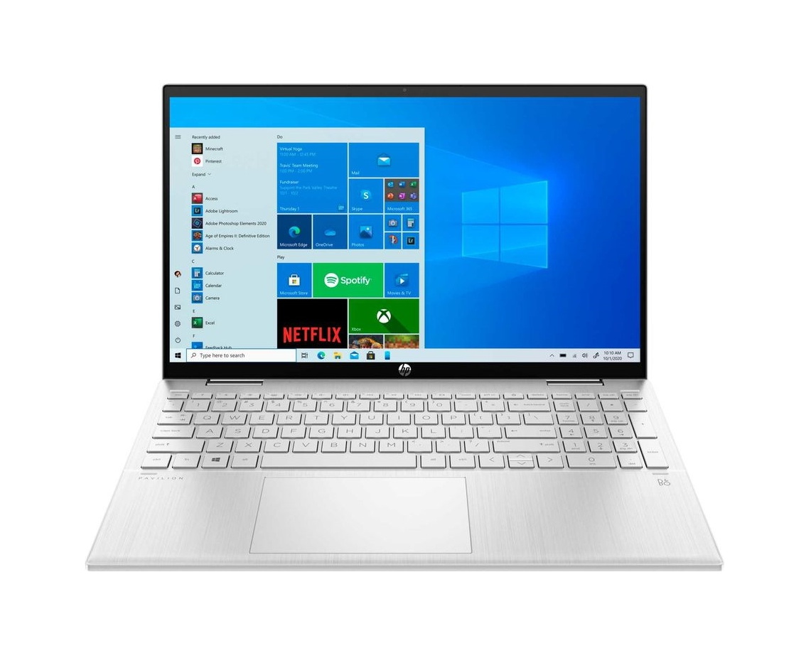 фото Ноутбук-трансформер hp pavilion x360 15-er0002ur silver (3b2w1ea)