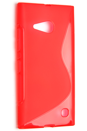 фото Чехол силиконовый для nokia lumia 730/lumia 735 s-line tpu (красный) hrs