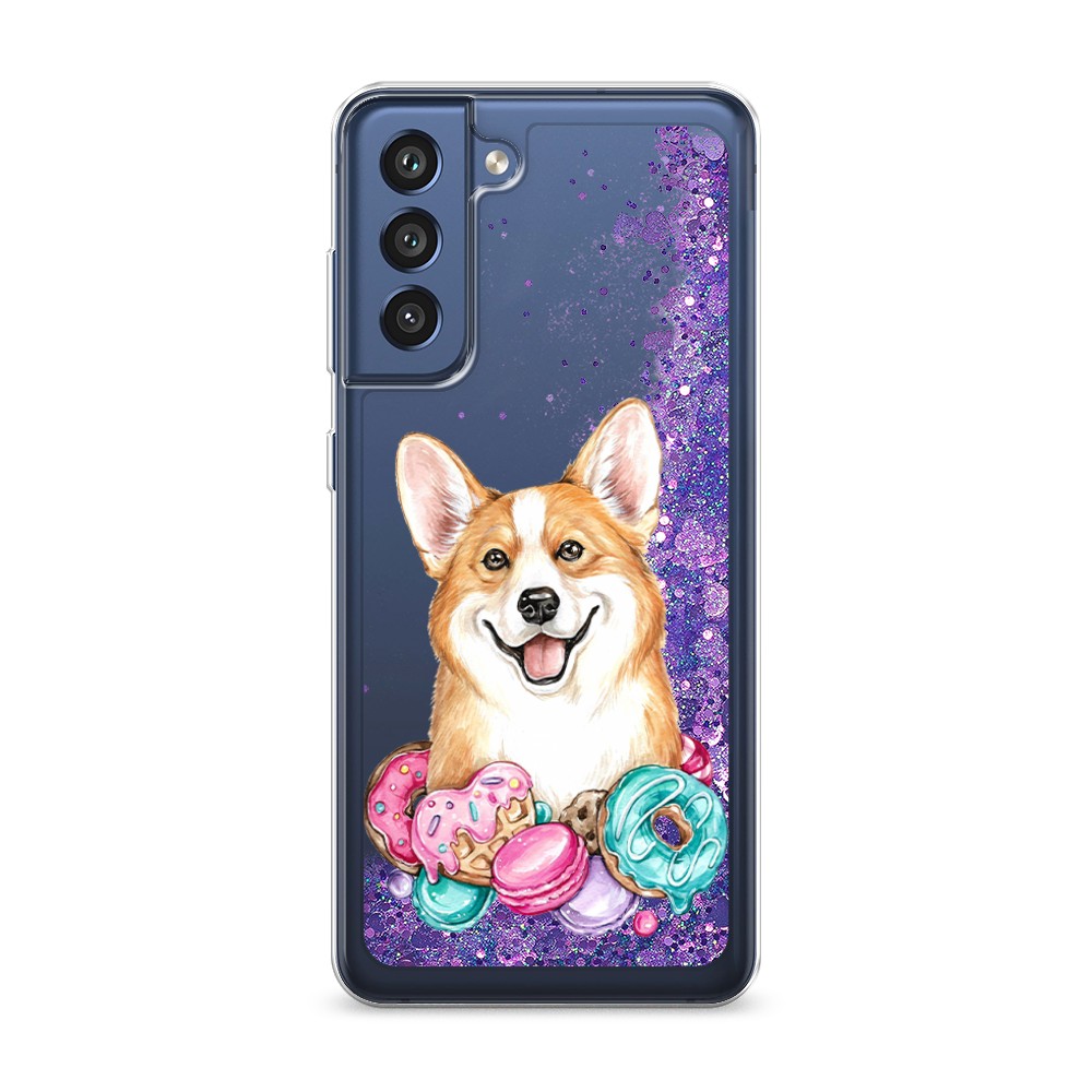 

Чехол Awog на Samsung Galaxy S21 FE / Самсунг S21 FE "Корги и сладости", Разноцветный, 2103092-1