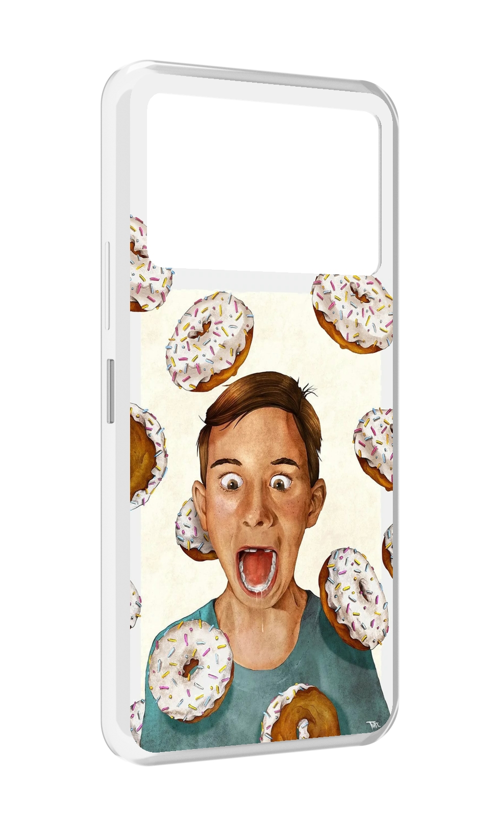 

Чехол MyPads Бешенные-пончики для Infinix NOTE 12 VIP (X672), Прозрачный, Tocco
