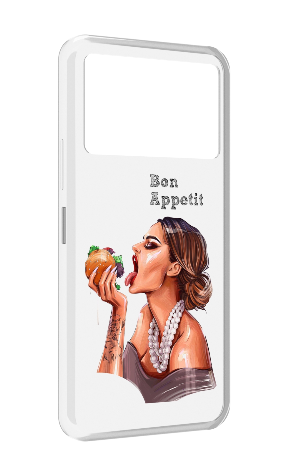 

Чехол MyPads Бон-аппетит для Infinix NOTE 12 VIP (X672), Прозрачный, Tocco