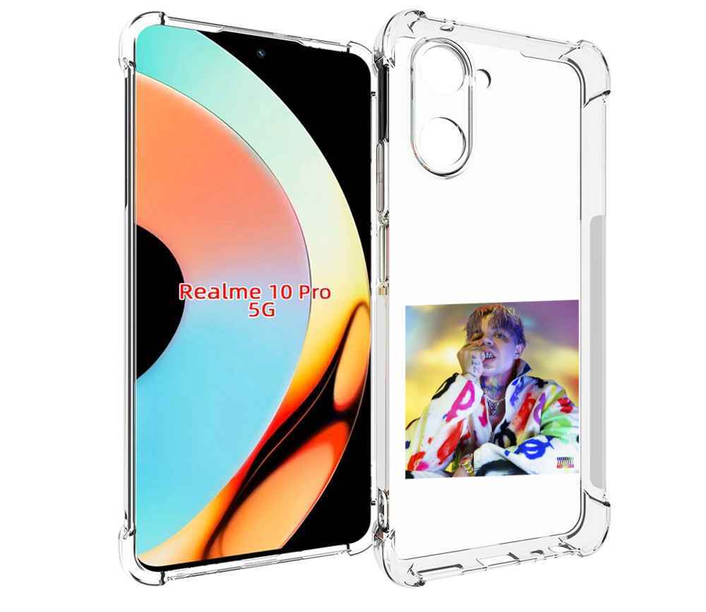 

Чехол бампер MyPads Sayonara Boy Oраl Элджей для Realme 10 Pro п..., Прозрачный, Tocco
