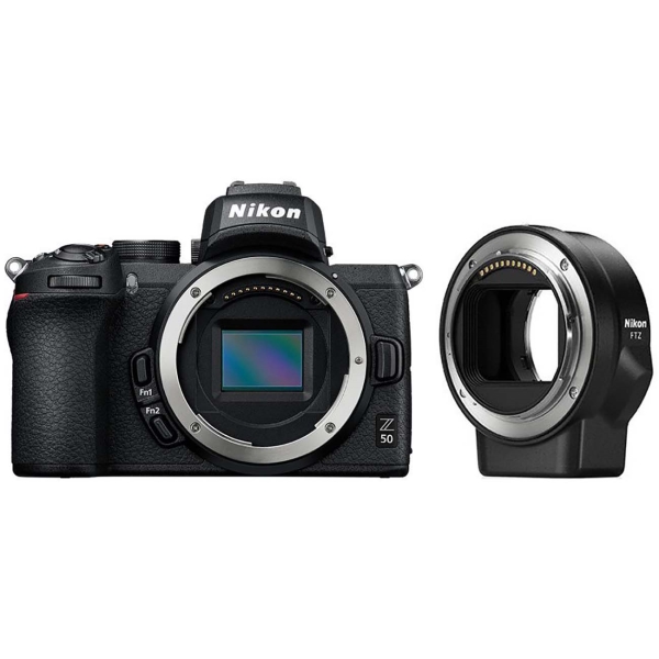 фото Фотоаппарат системный nikon z 50 + ftz adapter black