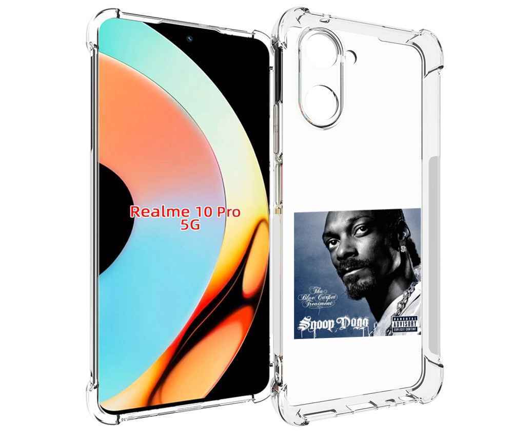 

Чехол бампер MyPads Snoop Dogg THA BLUE CARPET TREATMENT для Rea..., Прозрачный, Tocco