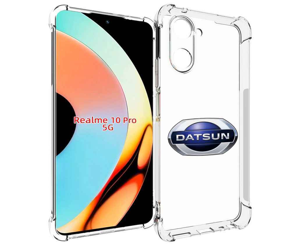 

Чехол бампер MyPads datsun мужской для Realme 10 Pro противоударный, Прозрачный, Tocco