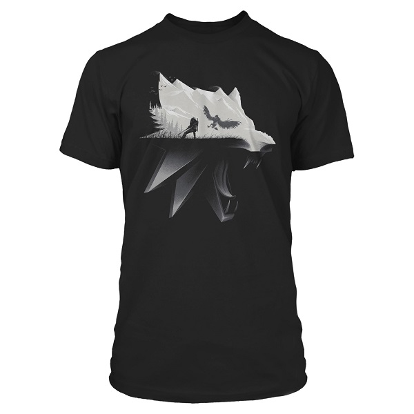 фото Футболка the witcher 3 wolf silhouette premium l