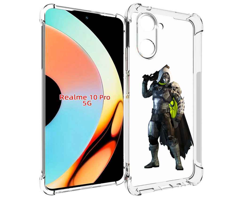 

Чехол бампер MyPads destiny-2-hunter для Realme 10 Pro противоуд..., Прозрачный, Tocco