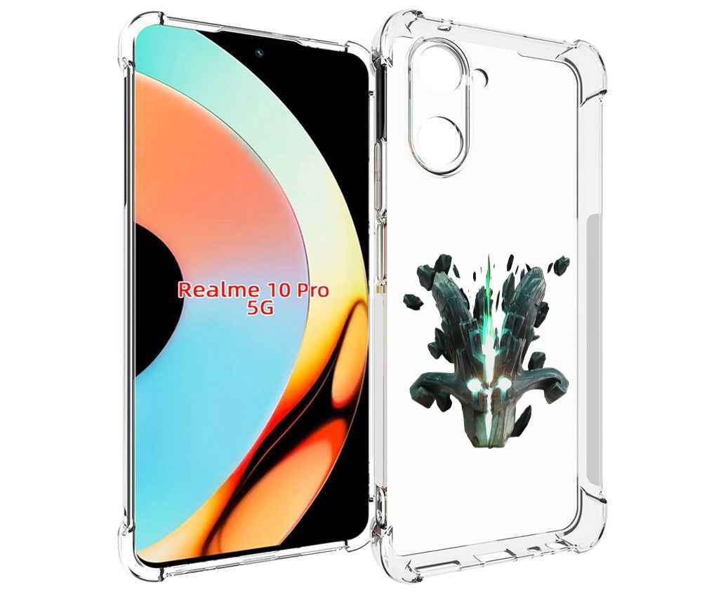 

Чехол бампер MyPads dota 2 juggernaut для Realme 10 Pro противоу..., Прозрачный, Tocco