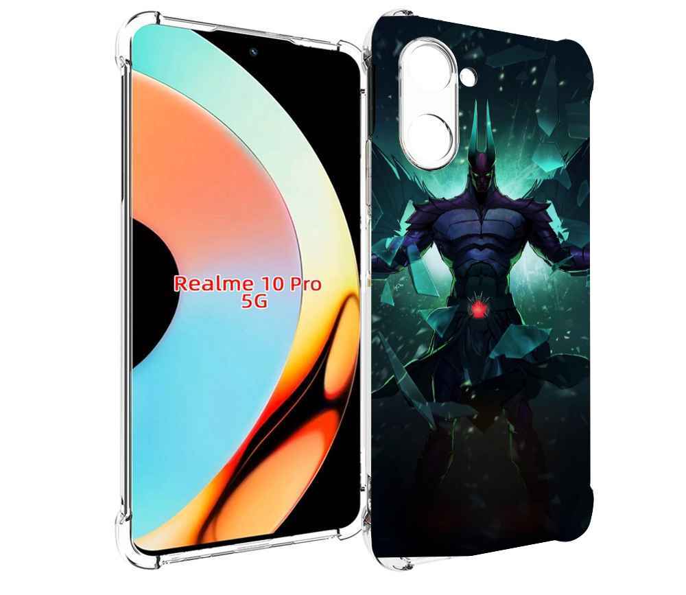 

Чехол бампер MyPads dota 2 terrorbalde для Realme 10 Pro противо..., Прозрачный, Tocco