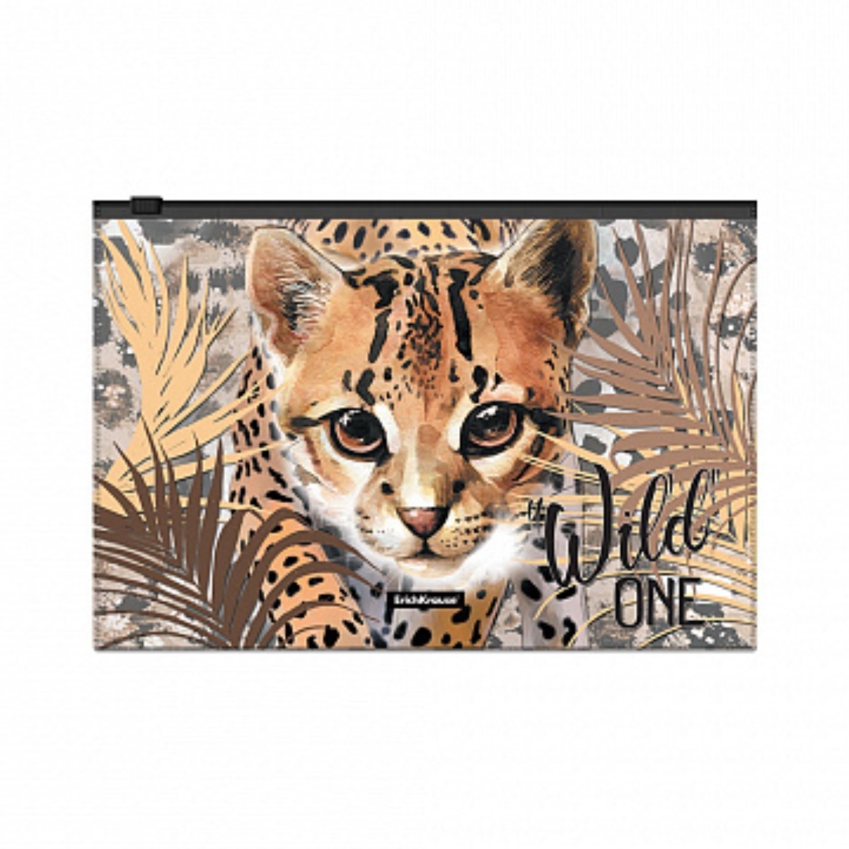 

Zip-пакет на молнии B5 ErichKrause Wild Cat разноцветный