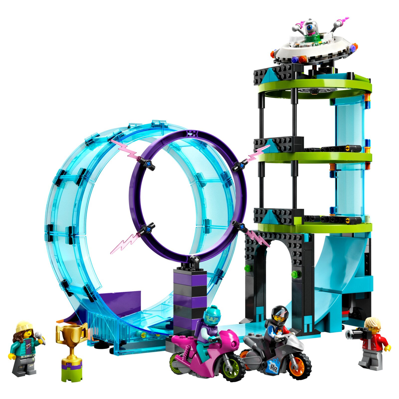 Конструктор LEGO City 60361 Главное каскадерское испытание испытание для победителя