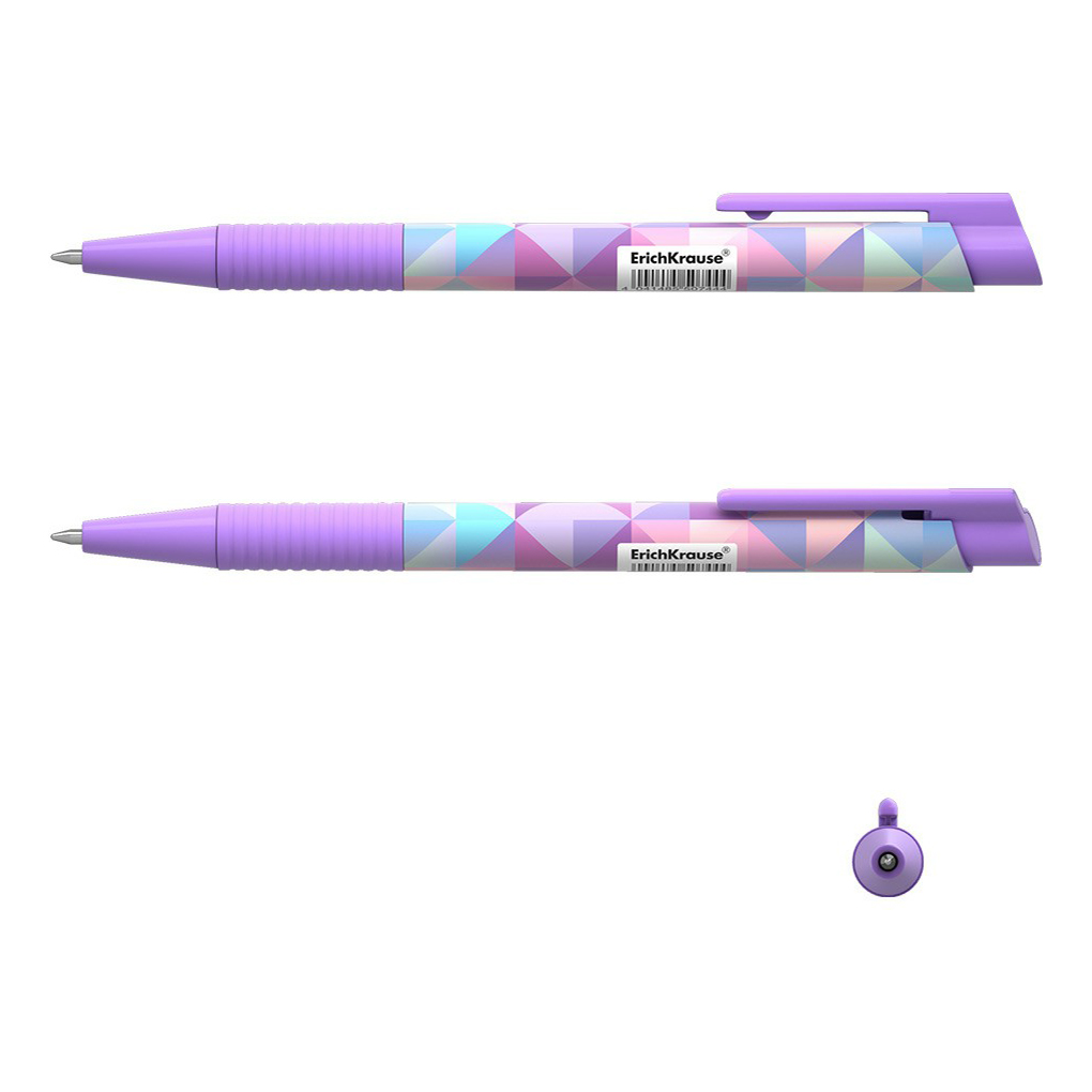 

Ручка шариковая ErichKrause ColorTouch Magic Rhombs 0,7 мм линия письма 0,35 мм синяя