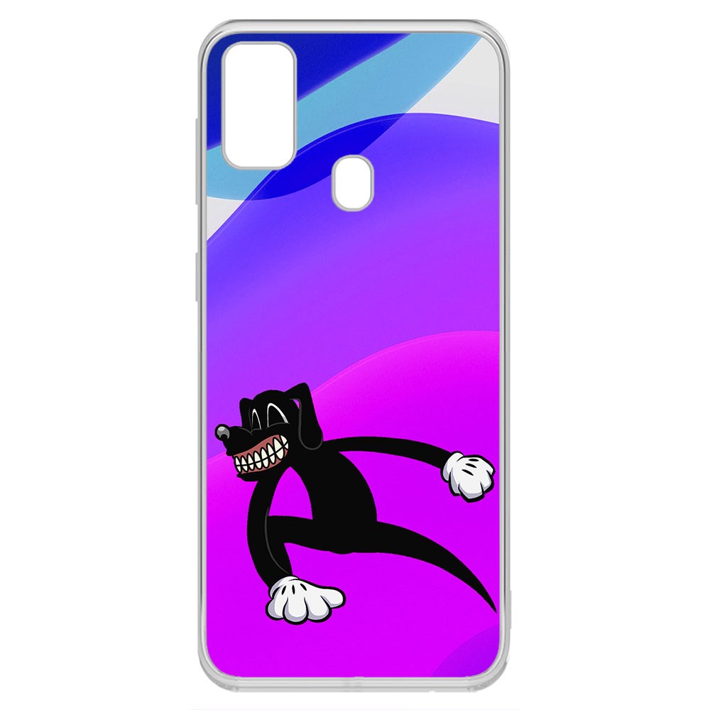 фото Чехол-накладка krutoff clear case хаги ваги - картун дог для samsung galaxy m21 (m215)