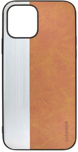 фото Чехол lyambda titan для iphone 12 pro brown (la15-1261-br)