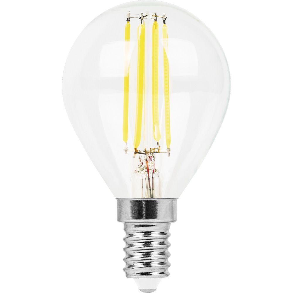 фото Лампочка светодиодная feron е14 11 вт 2700к филаментный шарик