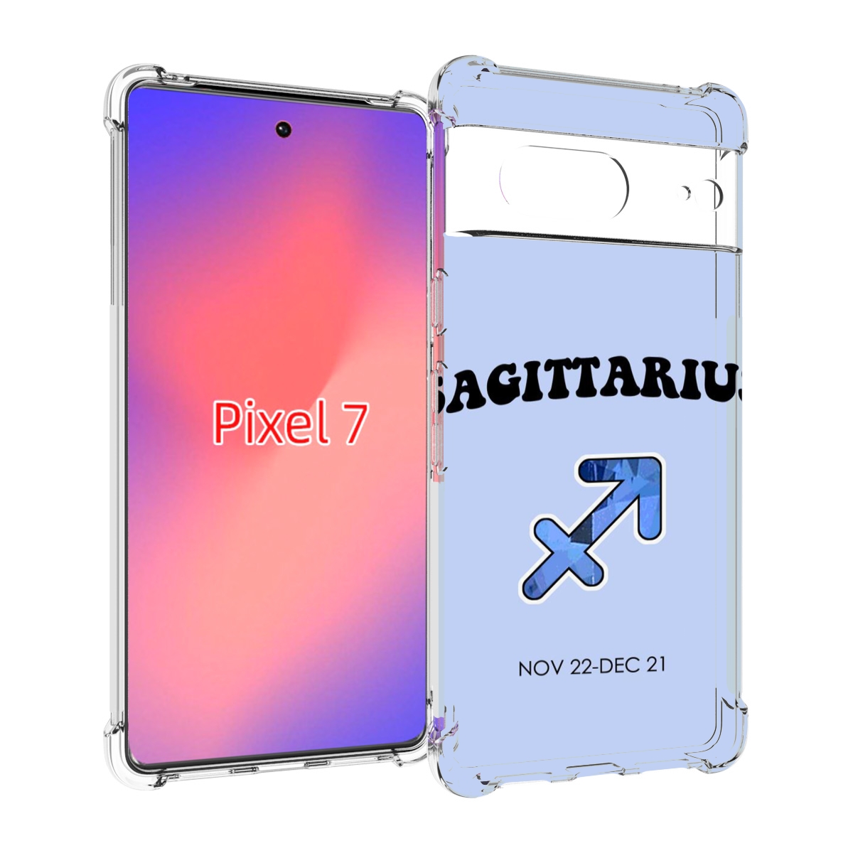 

Чехол Mypads Знак Зодиака Стрелец 1 Для Google Pixel 7, Прозрачный, Tocco