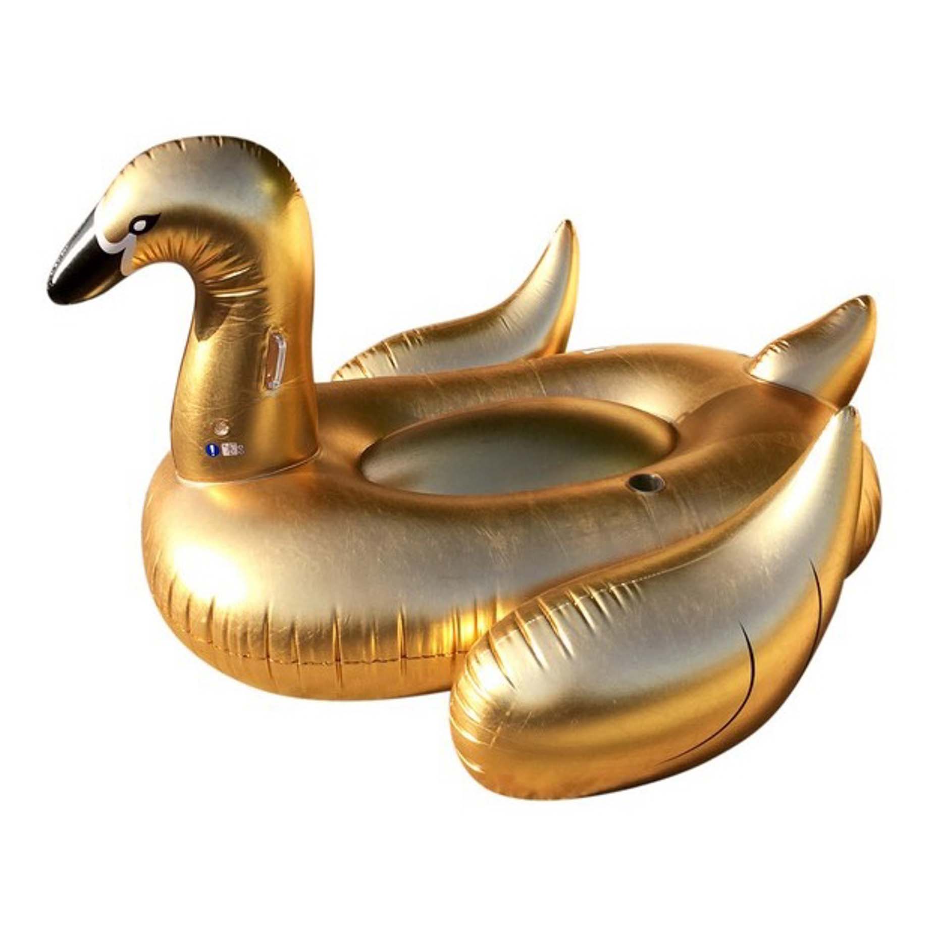 фото Надувная игрушка sunvibes лебедь золотая 180 х 170 х 120 см