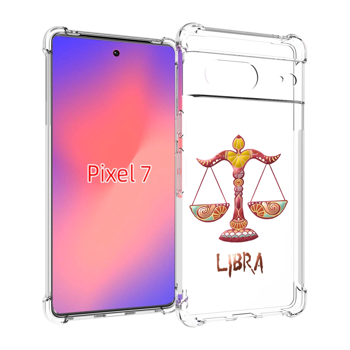 

Чехол Mypads Знак-Зодиака-Весы-8 Для Google Pixel 7, Прозрачный, Tocco