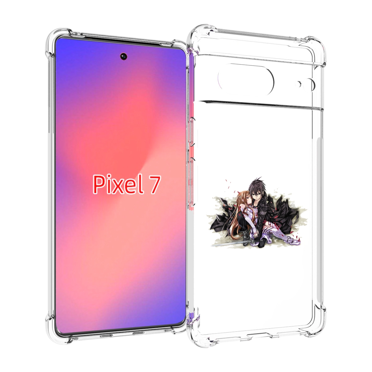 

Чехол Mypads Аниме Асуна Для Google Pixel 7, Прозрачный, Tocco