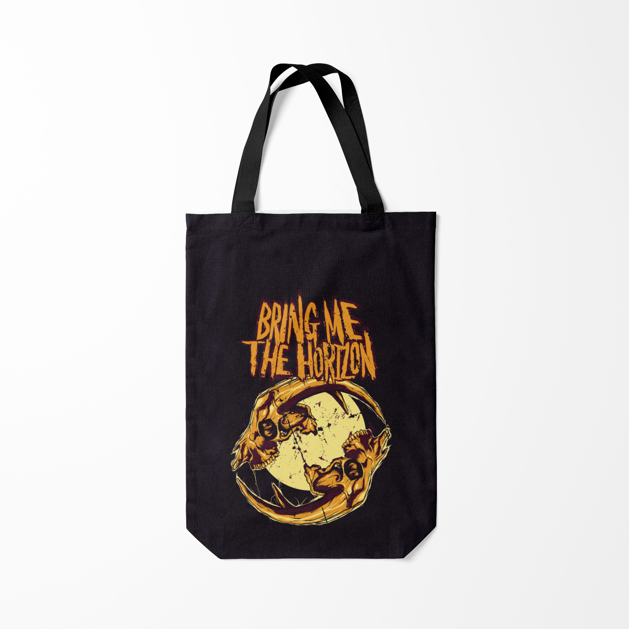 

Сумка шoппер унисекс Burnettie BRING ME THE HORIZON, черный, BRING ME THE HORIZON