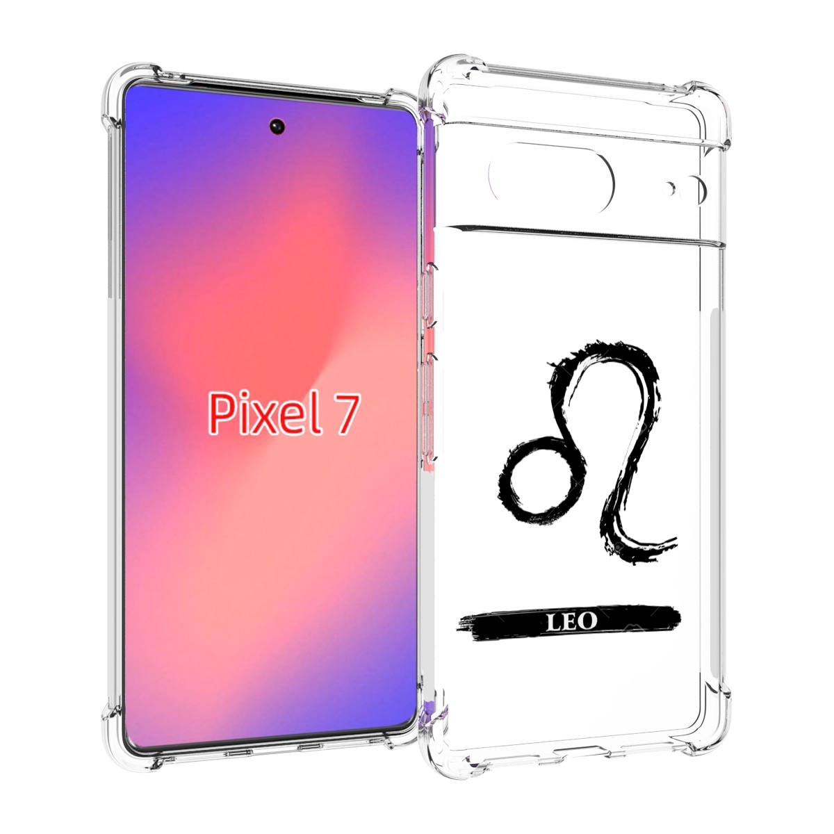 

Чехол Mypads Знак-Зодиака-Лев-7 Для Google Pixel 7, Прозрачный, Tocco