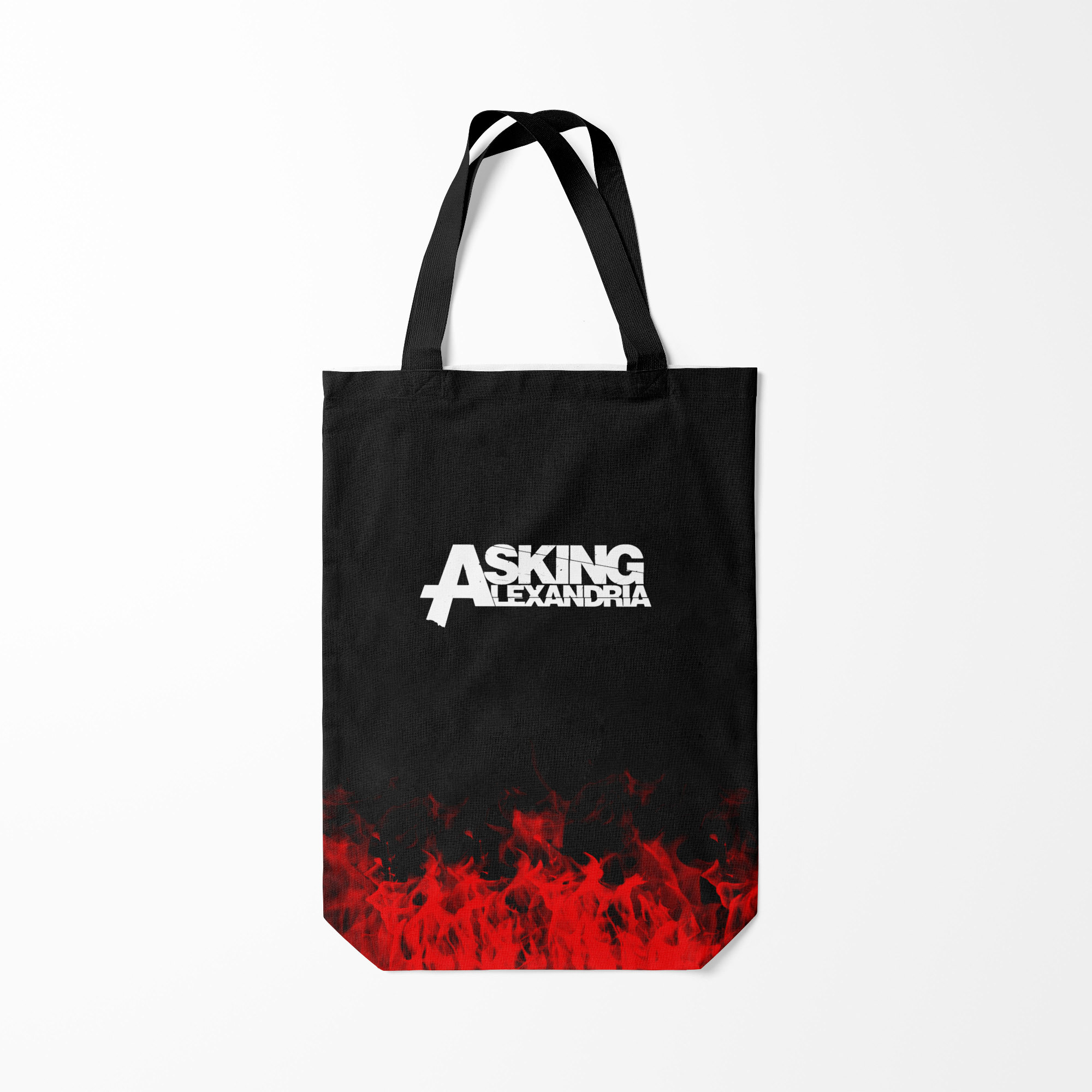 

Сумка шoппер унисекс Burnettie Asking Alexandria, черный, Asking Alexandria