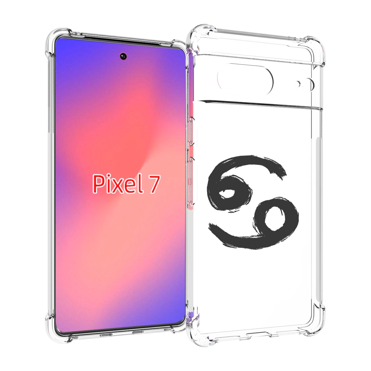 

Чехол Mypads Знак-Зодиака-Рак-6 Для Google Pixel 7, Прозрачный, Tocco