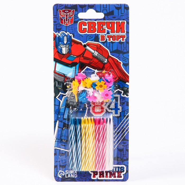

Набор свечей для торта 24 шт, Трансформеры