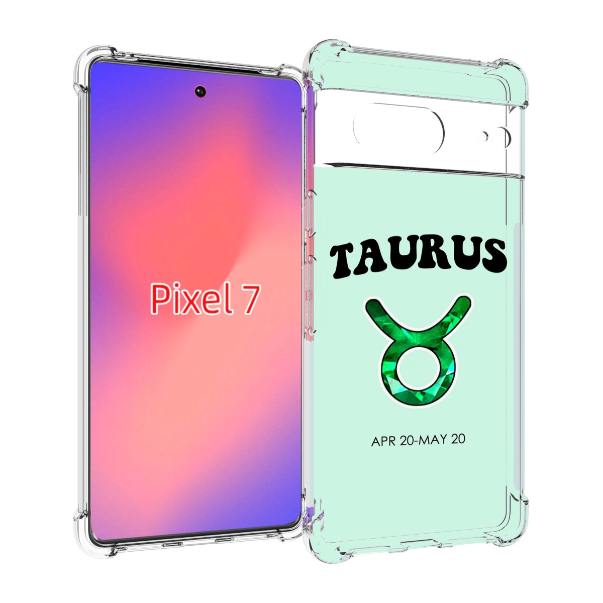 

Чехол Mypads Знак-Зодиака-Телец-1 Для Google Pixel 7, Прозрачный, Tocco