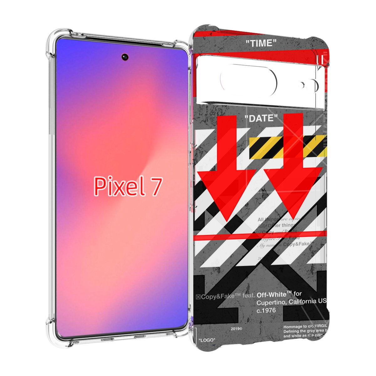 

Чехол Mypads Знаки-Логотипы Для Google Pixel 7, Прозрачный, Tocco