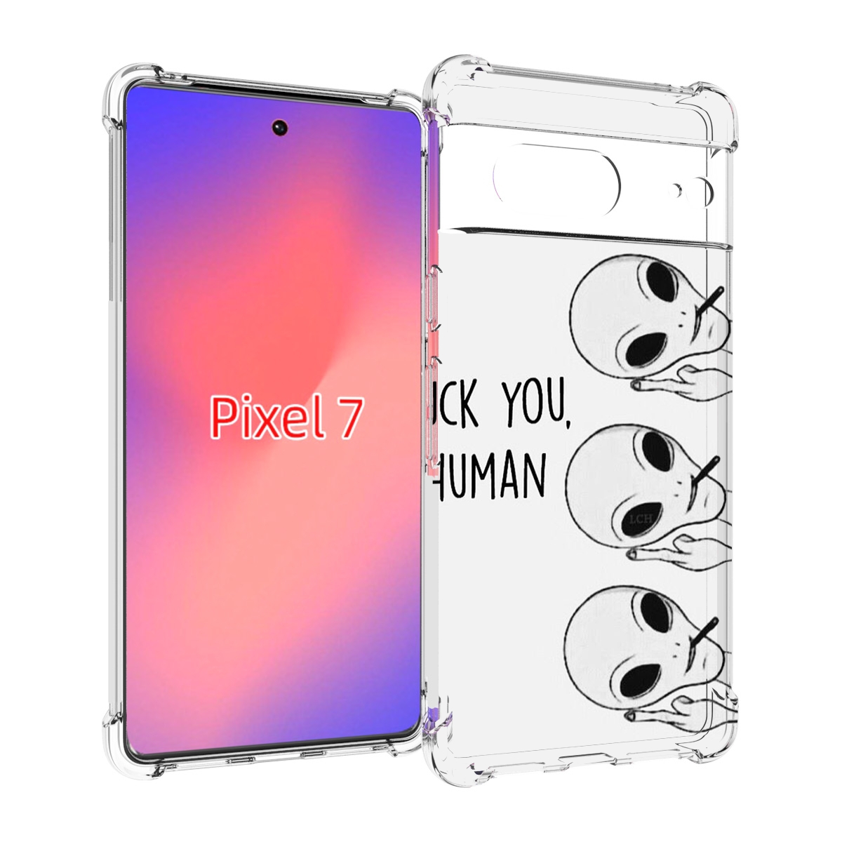 

Чехол Mypads Инопланетяне Для Google Pixel 7, Прозрачный, Tocco