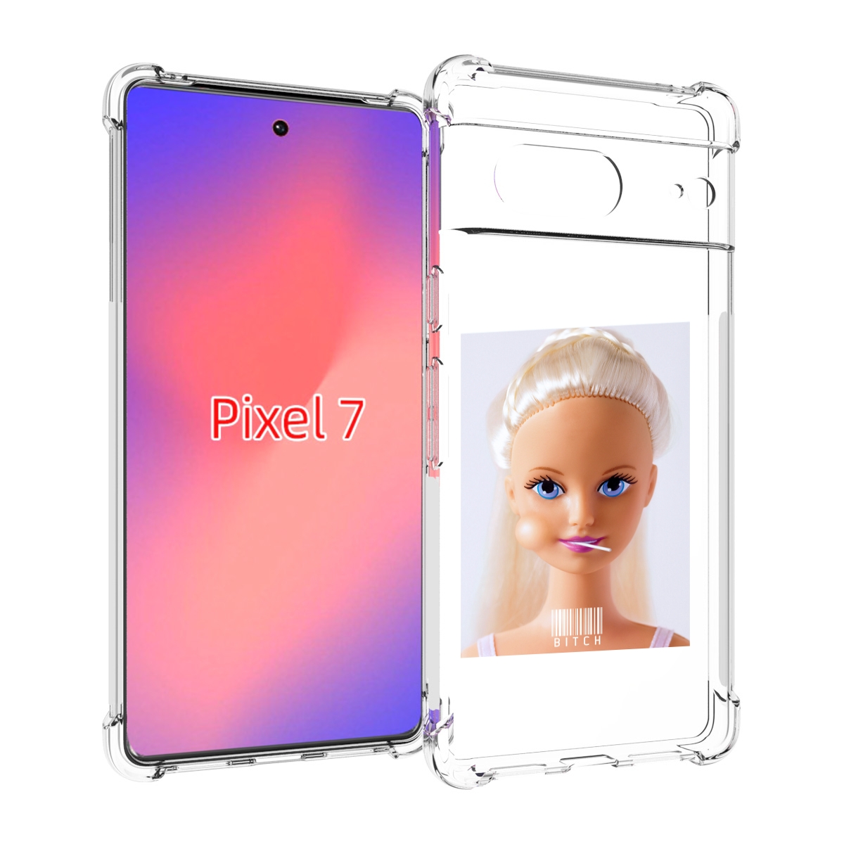 

Чехол Mypads Барби Для Google Pixel 7, Прозрачный, Tocco