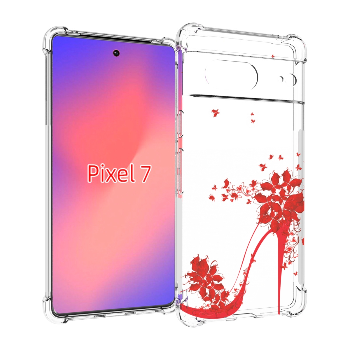 

Чехол Mypads Каблук-В-Цветах Для Google Pixel 7, Прозрачный, Tocco