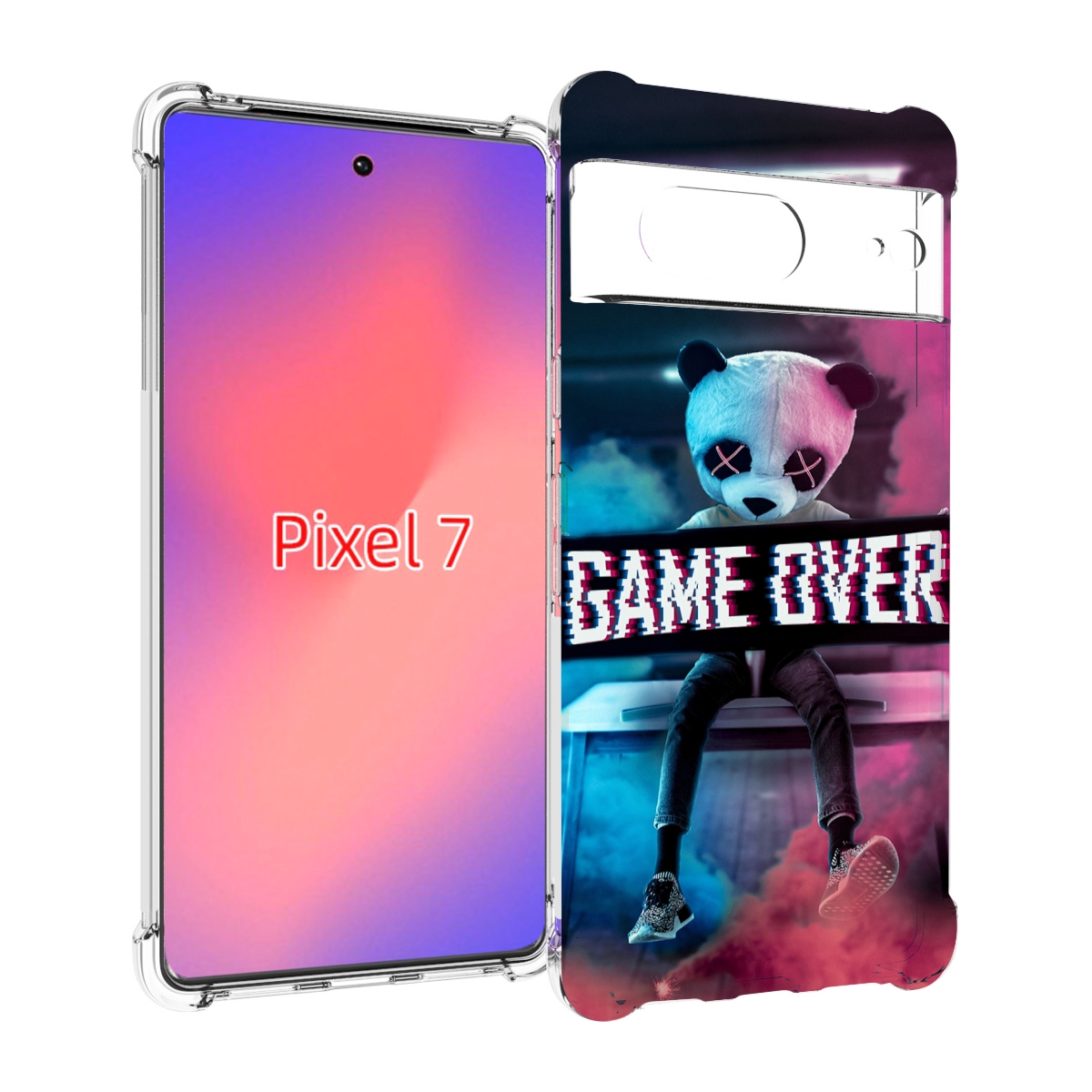 

Чехол Mypads Картина-Панда Для Google Pixel 7, Прозрачный, Tocco